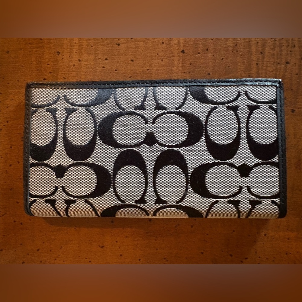 Coach Checkbook Cover - Never Used